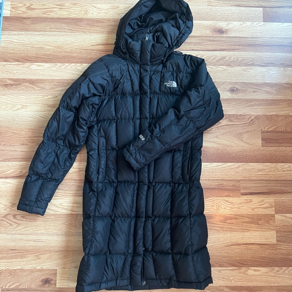 The North Face down parka jacket